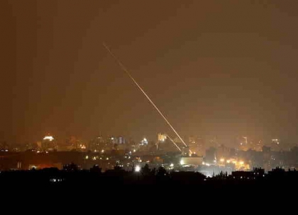 إطلاق صاروخ من قطاع غزة باتجاه إسرائيل