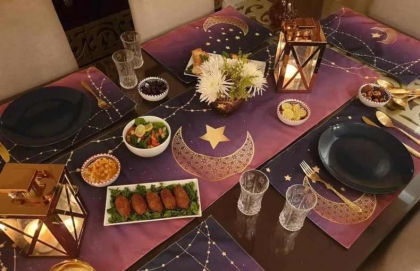 أفكار تنسيق سفرة رمضان لإطلالة شرقية مودرن
