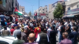 مظاهرات تعم محافظات المملكة نصرة لفلسطين