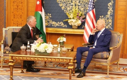 بيان أردني أمريكي بعد لقاء الملك وبايدن في جدة