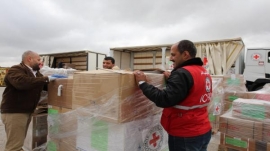 شحنة مساعدات جوية للصليب الأحمر تصل إلى السودان من عمّان