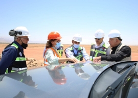 وزيرة الطاقة  تزور  مصانع شركة البوتاس العربية