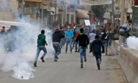 50 مصابا بمواجهات مع الاحتلال احتجاجا على صفقة القرن